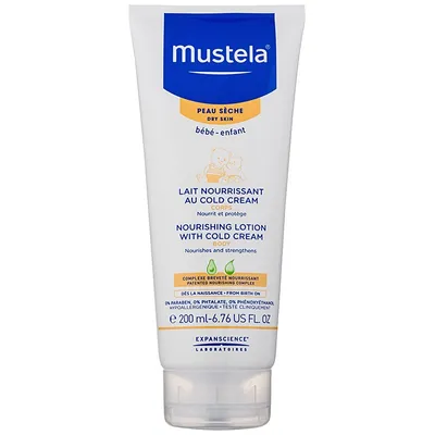 Mustela Bebe - Enfant, Nourishing Lotion with Cold Cream [Lait Nourrissant Au Cold Cream] (Odżywcze mleczko do ciała z cold cream)