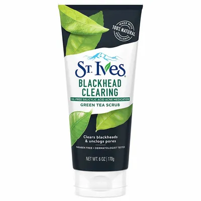 St. Ives Blackhead Clearing, Green Tea Scrub (Peeling do twarzy z zielonej herbaty)