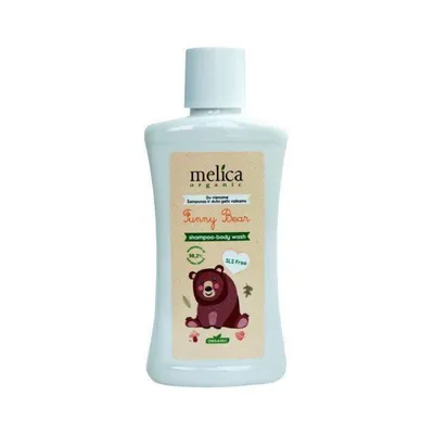 Melica Funny Bear Shampoo-Body Wash (2 w 1 szampon i żel dla dzieci `Zabawny niedźwiedź`)