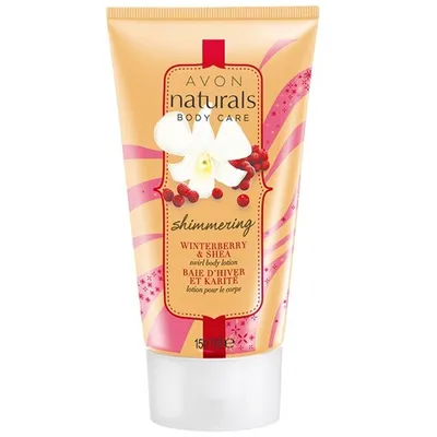 Avon Naturals, Winterberry & Shea, Shimmering Swirl Body Lotion (Dwufazowy balsam do ciała  `Owoce leśne i masło shea`)