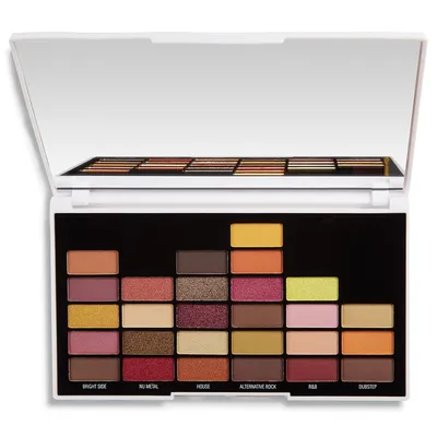 I Heart Revolution Now That's What I Call Make Up 00s Eyeshadow Palette (Paleta 25 cieni do powiek)