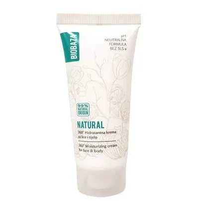 Biobaza Natural 360 Moistruzing Cream for Face & Body (Krem nawilżający dla twarzy i ciała)