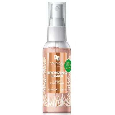 AA Wings of Color Bronzing Shaker 90% Aloe (Mgiełka nawilżająco-rozświetlająca)