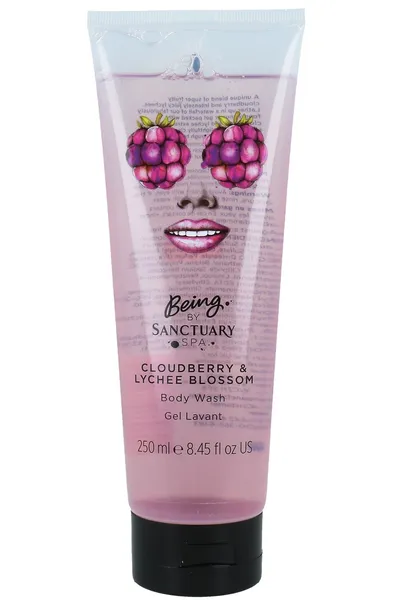 Being by Sanctuary Spa Cloudberry & Lychee Blossom Body Wash (Żel pod prysznic `Malina moroszka i kwiat liczi`)