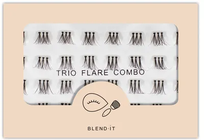 Blend it! Trio Flare Combo (Kępki rzęs)