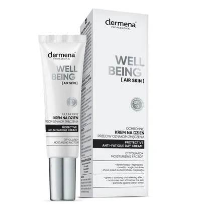 Dermena Professional Well Being Air Skin, Krem ochronny na dzień SPF 10