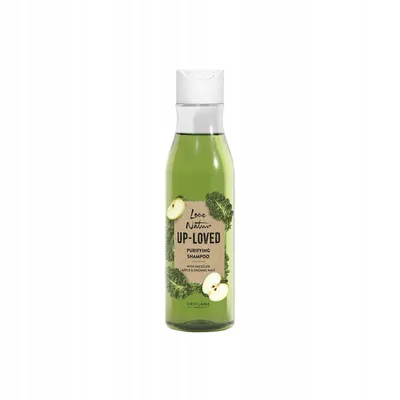 Oriflame Love Nature Up-Loved, Puryfing Shampoo  with upcycling Apple & Organic Kale (Oczyszczający szampon z jabłkiem z upcyklingu i organicznym jarmużem)