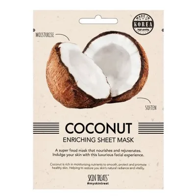 Skin Treats Superfood Coconut Enriching Sheet Mask (Maseczka na tkaninie do twarzy)
