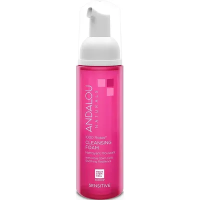 Andalou Naturals 1000 Roses, Cleansing Foam (Pianka myjąca do cery wrażliwej)