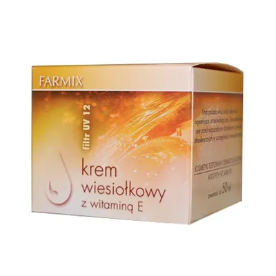 Farmix Krem wiesiołkowy z witaminą E i filtrem UV 12