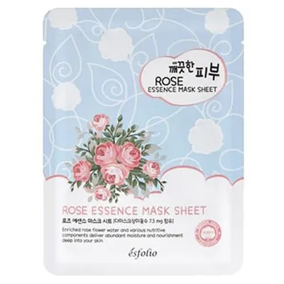 Esfolio Pure Skin Essence Rose Mask Sheet (Maska w płachcie z ekstraktem z róży)
