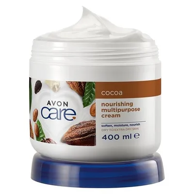 Avon Care, Cocoa Butter, Conditioning Moisturizer for Face, Hand & Body [Care, Nourishing with Cocoa Butter, Rich Cream for Face, Hand & Body] (Regenerująco - odżywczy krem do twarzy, rąk i ciała  z masłem kakaowym)