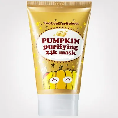 Too Cool For School Pumpkin Gold, Purifying 24K Gold Peel - Off Mask (Maseczka do twarzy peel-off)