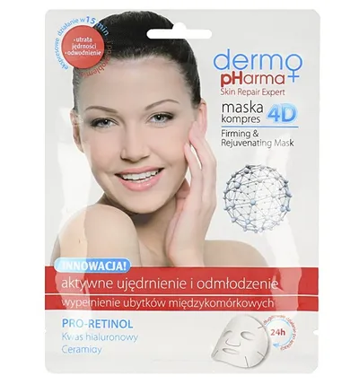 Dermo Pharma Skin Repair Expert, Maska kompres 4D `Ujędrnienie i odmłodzenie`