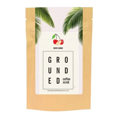 Grounded Cofee Scrub  Cherry and Almond (Kawowy peeling do ciała `Wiśnia i migdał`)