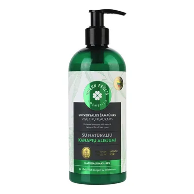 Green Feel's Cosmetics Uniwersalny szampon do włosów z olejem konopnym