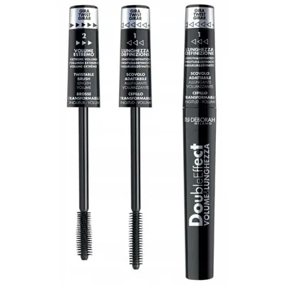 Deborah Double Effect, Volume & Lunghezza Mascara (Tusz do rzęs 2 w 1)
