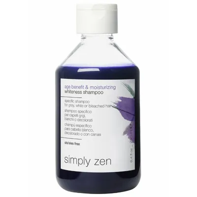 Simply Zen Age Benefit & Moisturizing Whiteness Shampoo (Szampon do włosów siwych, białych i rozjaśnianych)