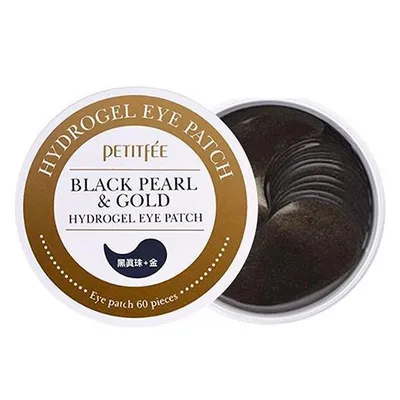 Petitfee Black Pearl & Gold Eye Patch (Hydrożelowe płatki pod oczy)