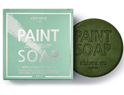 Chireureu Seoul Paint Soap French Green Mud (Mydło zielone  3 w 1)