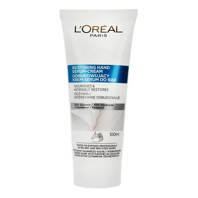 L'Oreal Paris Restoring Hand Serum-Cream (Odbudowujący krem-serum do rąk)