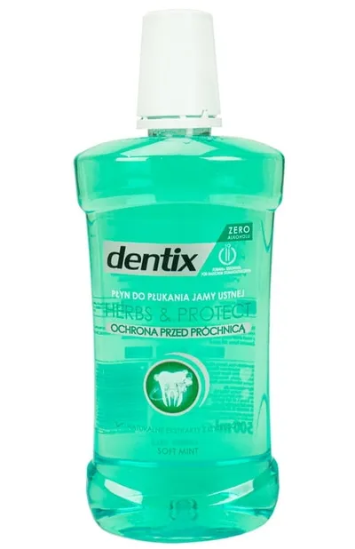 Dentix Herbs & Protect, Płyn do płukania jamy ust nej Soft Mint