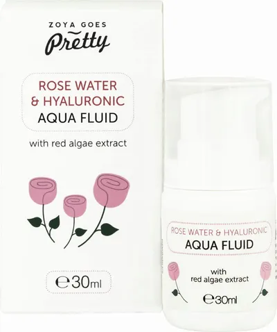 Zoya Goes Pretty Aqua Fluid Rose Water & Hyaluronic with Red Algae Extract (Fluid nawilżający)