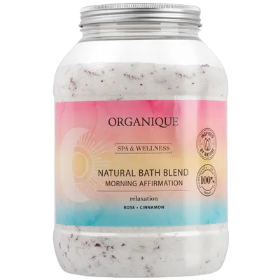 Organique Natural Bath Blend Morning Affirmation Relaxation (Odprężająca sól do kąpieli)