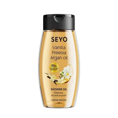 Seyo Vanilla, Fresia, Argan Oil, Shower Oil (Olejowy żel pod prysznic)