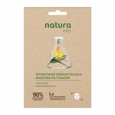Natura Eko Intensywnie energetyzująca maseczka na tkaninie