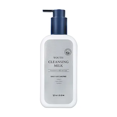 Mizon Youth Cleansing Milk (Oczyszczające mleczko z retinolem do mycia twarzy)