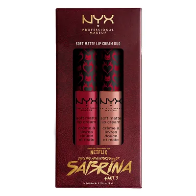 NYX Professional Makeup Nyx x Netflix, Chilling Adventures of Sabrina Part 3 Soft Matte Lip Cream Duo (Zestaw pomadek do ust)