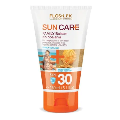 Floslek Sun Care, Family, Krem ochronny do opalania SPF30 - wysoka ochrona