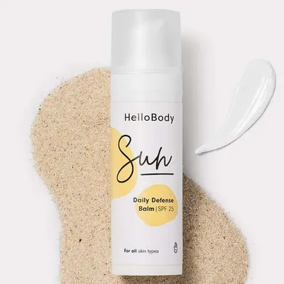 HelloBody Sun, Daily Defense Balm SPF 25 (Balsam do twarzy przeciwsłoneczny)