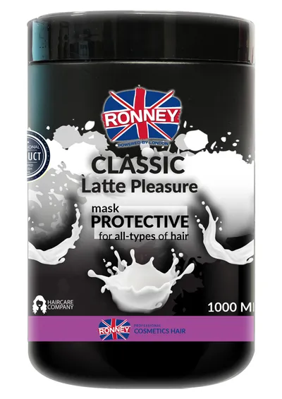 Ronney Professional Mask Classic Latte Pleasure Protective (Maska ochronna do każdego rodzaju włosów)
