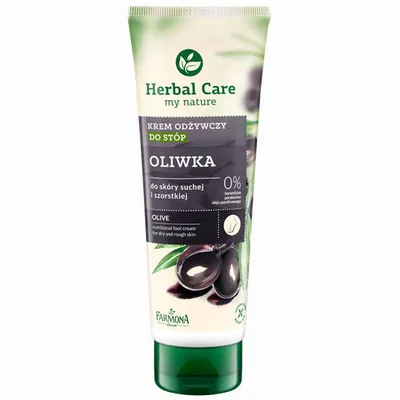 Herbal Care Krem odżywczy do stóp `Zielona oliwka`