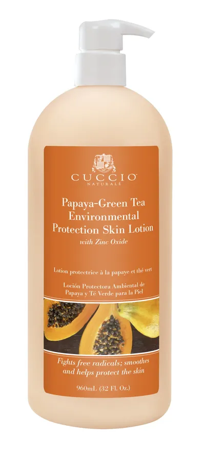 Cuccio Naturale Papaya - Green Tea, Environmental Hand Protection Lotion (Emulsja ochronna do dłoni z ekstraktem z papaji i zielonej herbaty)