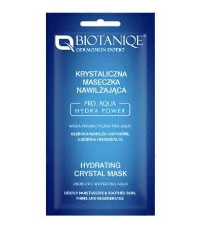 Biotaniqe Pro Aqua Hydra Power, Hydrating Crystal Mask (Krystaliczna maseczka nawilżająca)