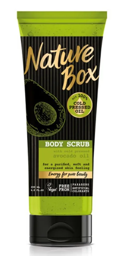 Nature Box Srub do ciała z olejem z awokado