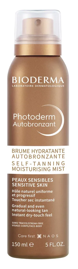 Bioderma Photoderm Autobronzant Brume Hydratante (Samoopalająca mgiełka o działaniu nawilżającym)