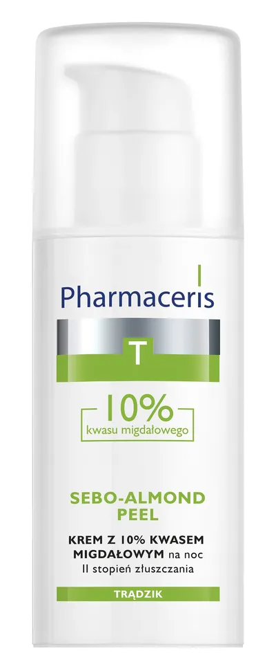 Pharmaceris T, Sebo - Almond Peel, Krem z 10% kwasem migdałowym na noc II stopień złuszczania