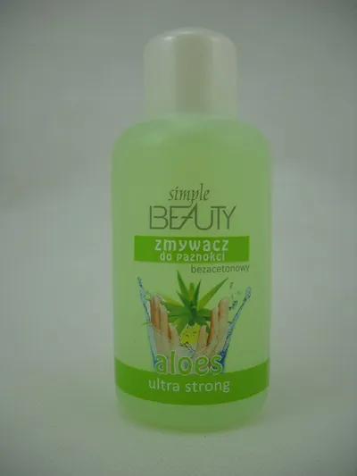 Achtel Simple Beauty, Zmywacz do paznokci bezacetonowy' Aloes Ultra Strong'