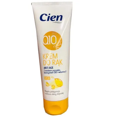 Cien Q10, Anti Age Handcream (Krem do rąk z woskiem pszczelim, koenzymem Q10 i witaminą E)