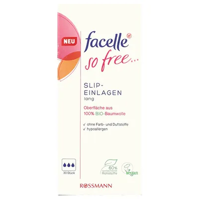 Facelle So Free…, Slipeinlagen Lang (Wkładki higieniczne długie)