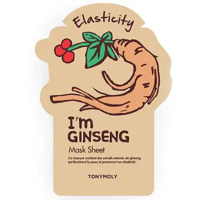 Tony Moly I'm Ginseng, Mask Sheet Elasticity (Maska w płacie)