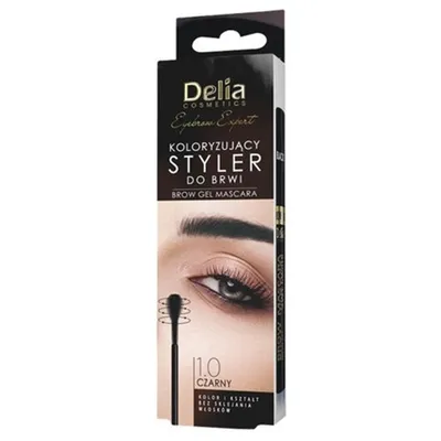 Delia Eyebrow Expert, Brow Gel Mascara (Koloryzujący styler do brwi)