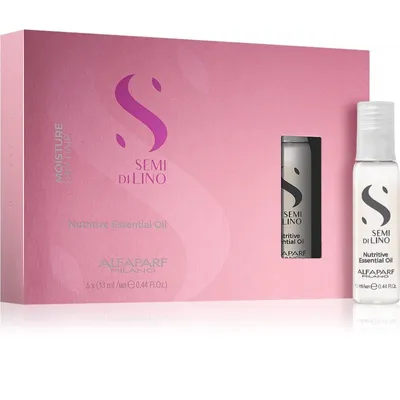 Alfaparf Semi Di Lino, Moisture Dry Hair, Nutritive Essential Oil (Olejek nawilżający do włosów mocno odwodnionych)