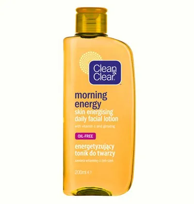 Clean & Clear Morning Energy, Energetyzujący tonik do twarzy