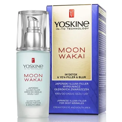 Yoskine Moon Wakai, Japanese Illumi- Filler For Deep Wrinkles Cream For Eye And Mouth Area (Krem do okolic oczu i ust `Japoński  wypełniacz głębokich zmarszczek`)
