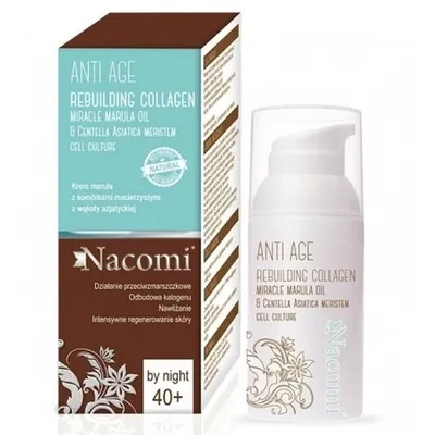 Nacomi Anti Age Rebuilding Collagen, Krem na noc 40+